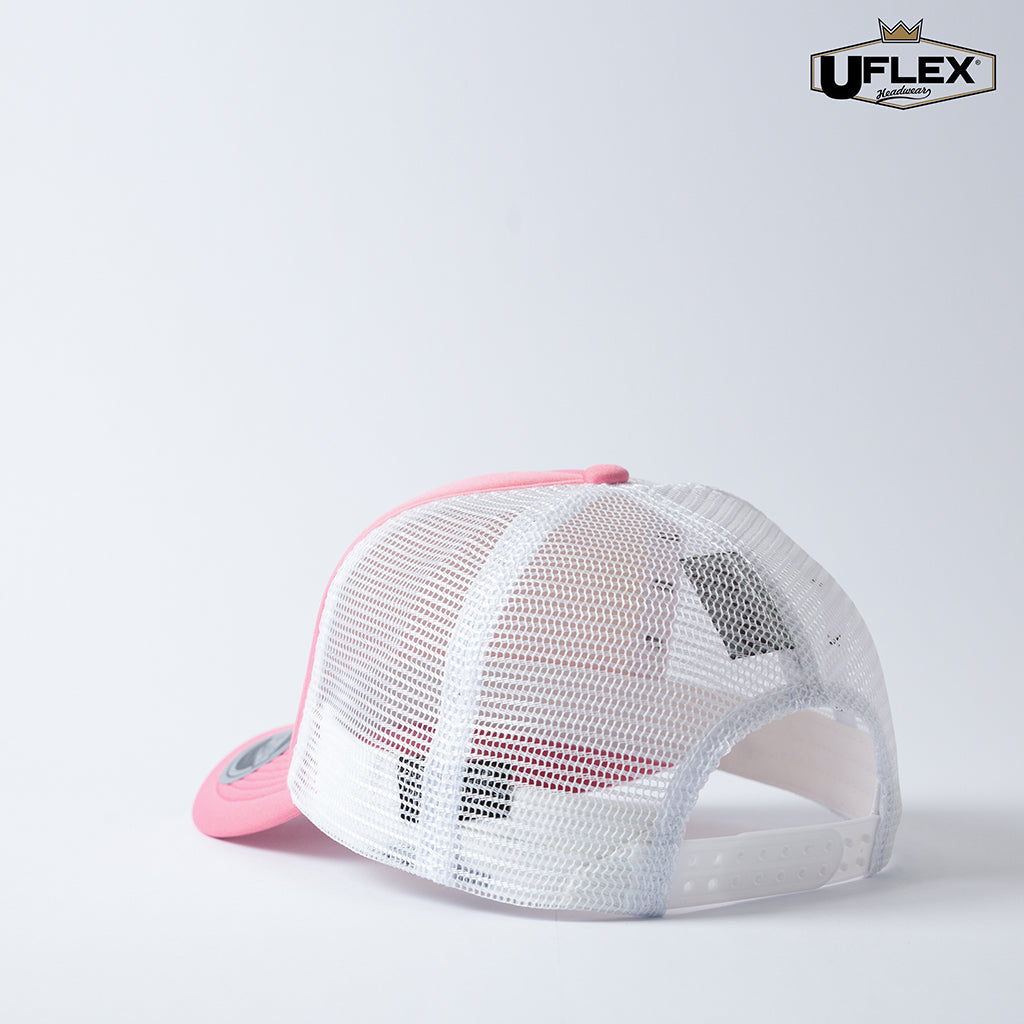 Snap Back Trucker - Black/Black Mesh