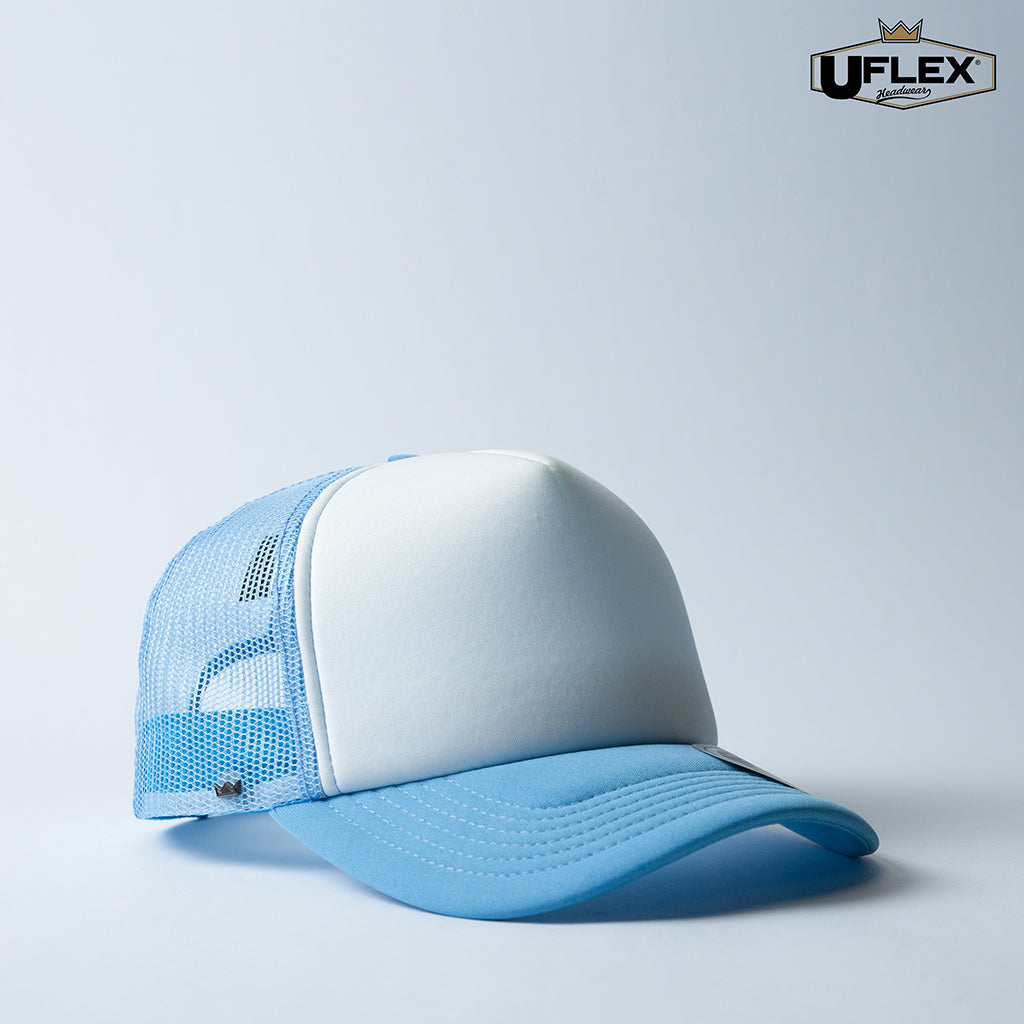 Snap Back Trucker - Black/Black Mesh