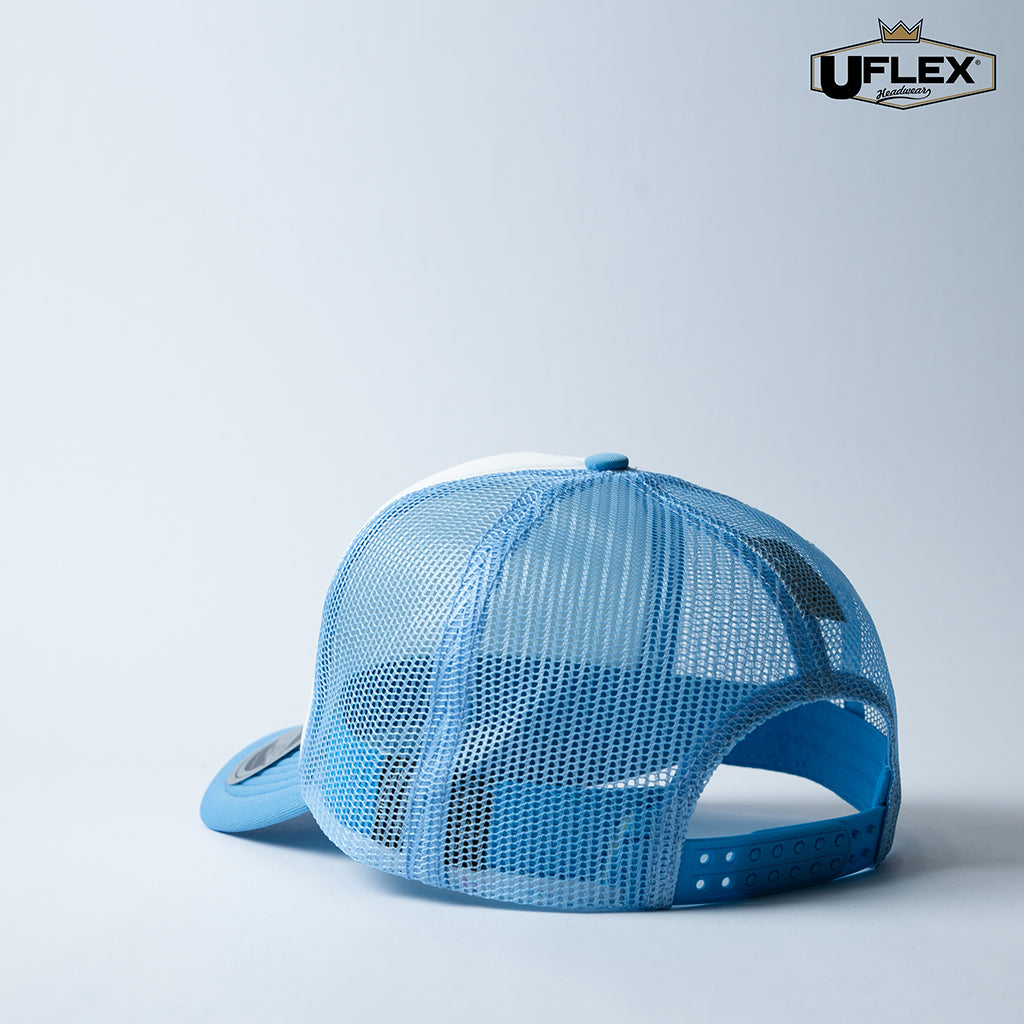 Snap Back Trucker - Black/Black Mesh