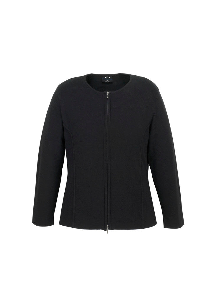 Womens 2-Way Zip Cardigan