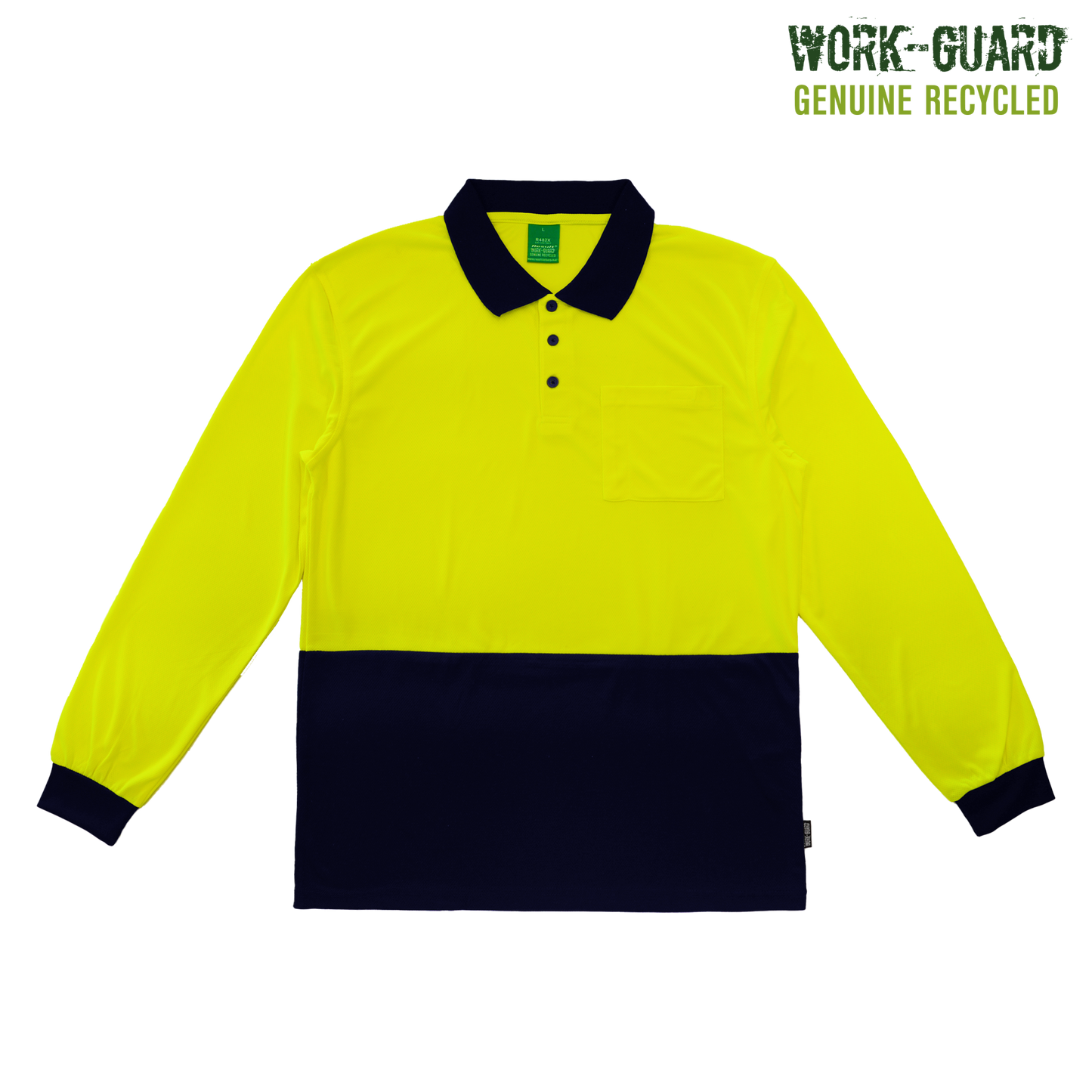 Workguard Recycled Hi Vis LS Polo