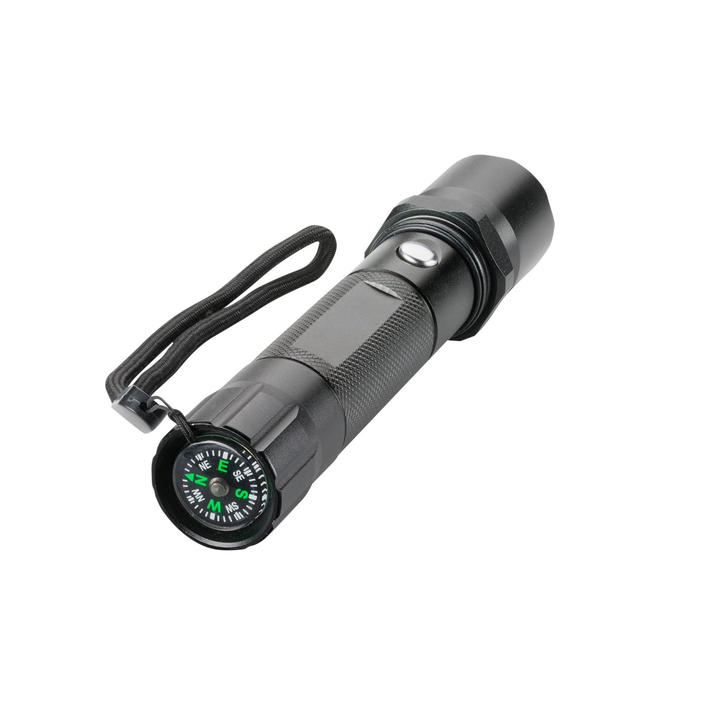 Trekk Torch with Compass - Black