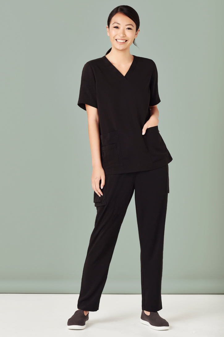 Avery Womens Multi-Pockets Slim Leg Pant
