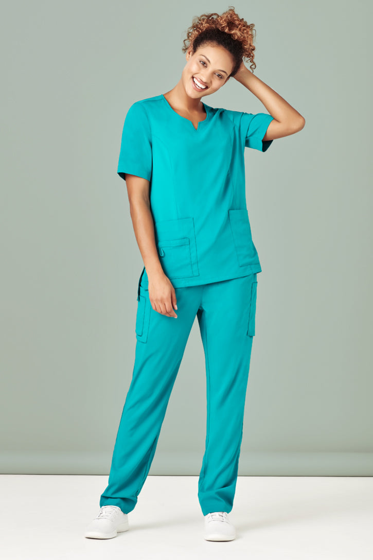 Avery Womens Multi-Pockets Slim Leg Pant