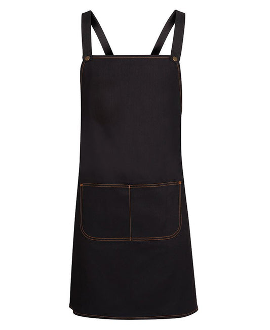 JB's CROSS BACK DENIM APRON (WITHOUT STRAP)