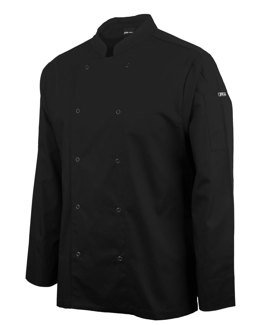 JB's LS SNAP BUTTON CHEFS JACKET