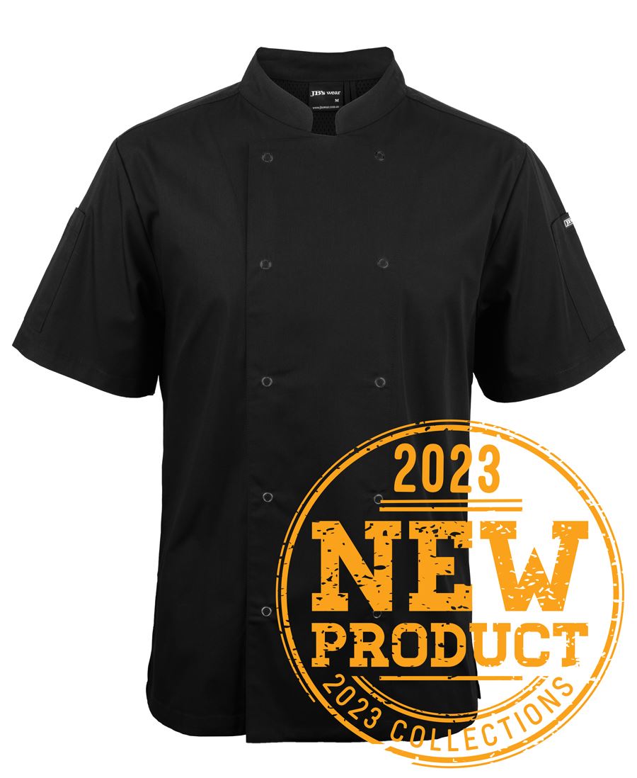 JB's SS SNAP BUTTON CHEFS JACKET