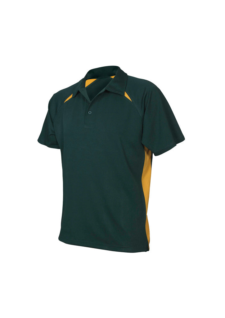 Mens Splice Short Sleeve Polo