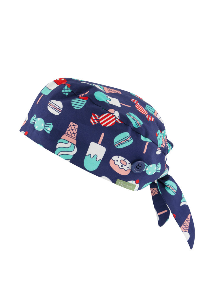 Unisex Printed Scrub Cap